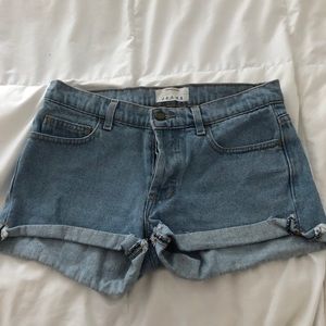 American Apparel jean shorts